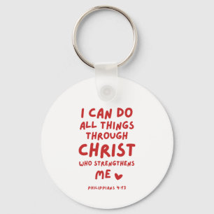 I Can Do All Things Philippians 4:13 Key Ring