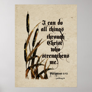 I can do all things (Philippians 4:13) Poster