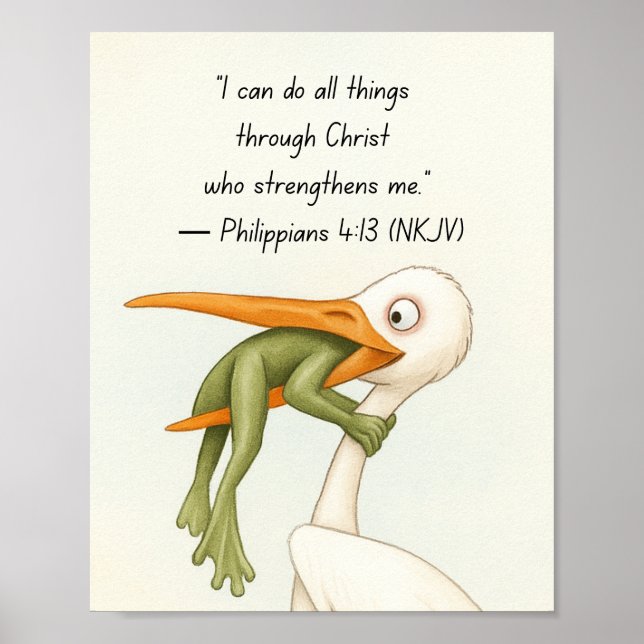 I can do all things poster (Front)