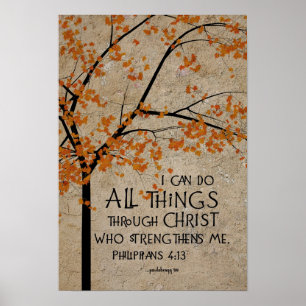 I can do ALL Things.. (Scripture: Philippians 4:13 Poster