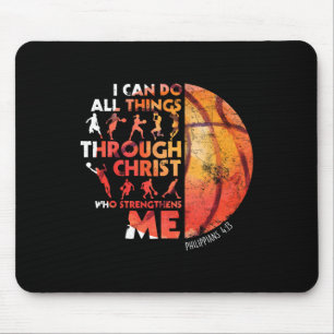 I Can Do All Things Sketll Christian Philippians G Mouse Pad