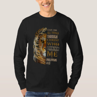 I Can Do All Things Through Christ Bible Philippia T-Shirt