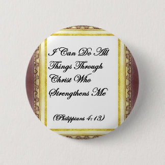 I Can Do All Things Through Christ Button