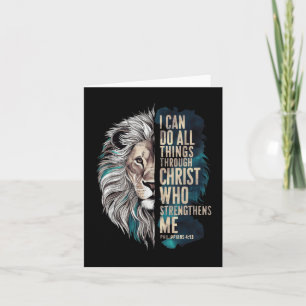 I Can Do All Things Through Christ Card