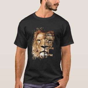 I Can Do All Things Through Christ Christian Faith T-Shirt