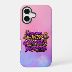 I can do all things through Christ iPhone 16 Case
