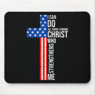 I Can Do All Things Through Christ Jesus Christian Mouse Pad