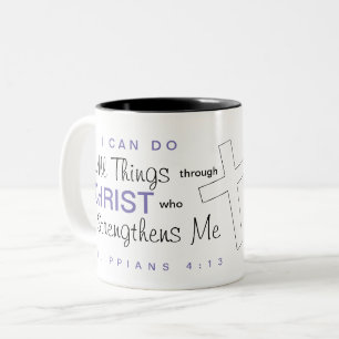 "I can do all things through Christ" Mug