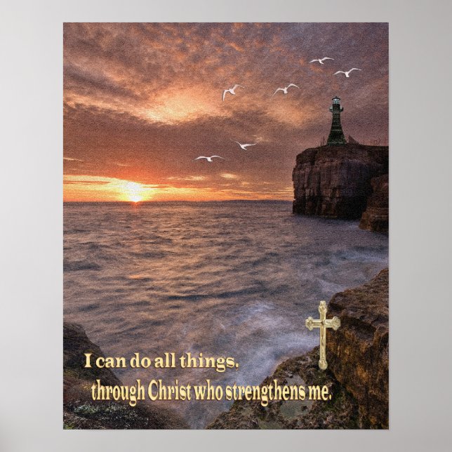i can do all things through christ poster (Front)
