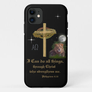 I can do all things through Christ scripture iPhone 11 Case