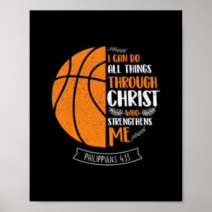 I Can Do All Things Through Christ - Sketll Player Poster