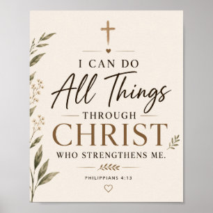 I Can Do All Things Through Christ Wall Art