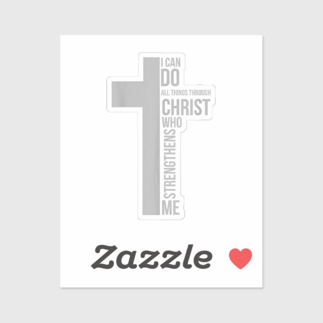 I Can Do All Things Through Christ Who Strengthens (Sheet)