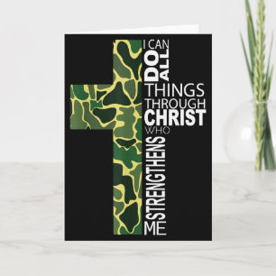 I Can Do All Things Through Christ Who Strengthens Card
