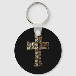 I Can Do All Things Through Christ Who Strengthens Key Ring