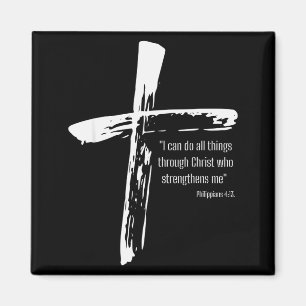 I Can Do All Things Through Christ Who Strengthens Magnet