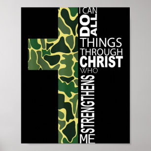 I Can Do All Things Through Christ Who Strengthens Poster