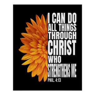 i can do all things through christ who strengthens poster