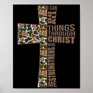 I Can Do All Things Through Christ Who Strengthens Poster
