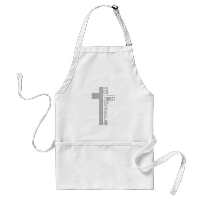 I Can Do All Things Through Christ Who Strengthens Standard Apron (Front)