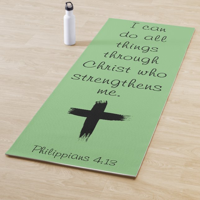 I Can Do All Things Through Christ Yoga Mat (In Situ)