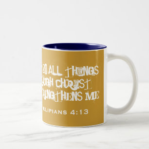 I CAN DO ALL THINGS Two-Tone COFFEE MUG