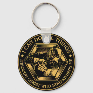 I can do all things Welder. Key Ring