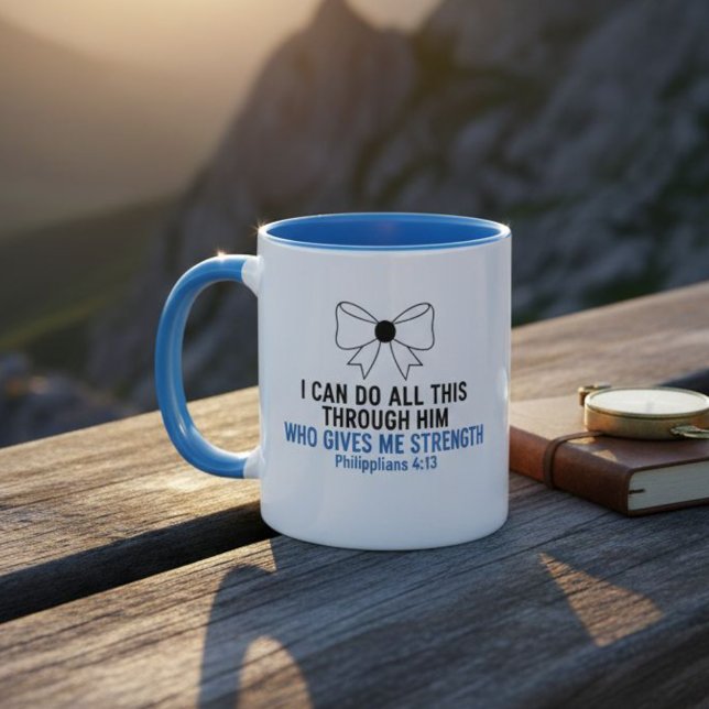 I Can Do All This Bible Verse Two-Tone Mug (Creator Uploaded)