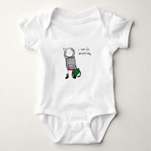 I can do anything. baby bodysuit
