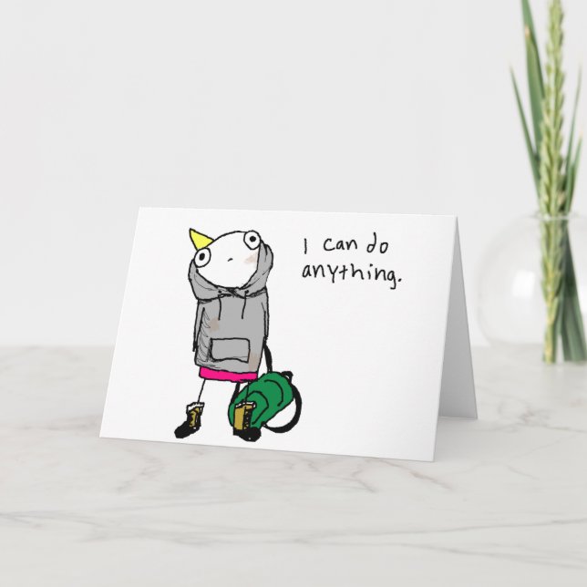 I can do anything. card (Front)