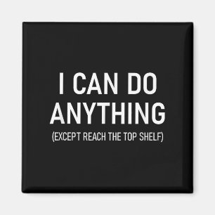 I Can Do Anything Except Reach The Top Shelf, Funn Magnet