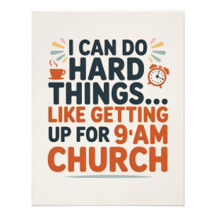 I can do hard things. photo print