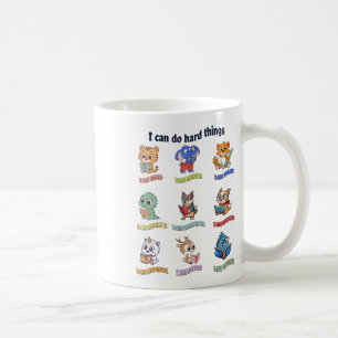 I Can Do Hard Things Teacher Back To School Childr Coffee Mug
