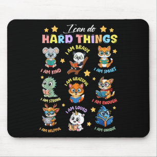 I Can Do Hard Things Teacher Back To School Childr Mouse Pad