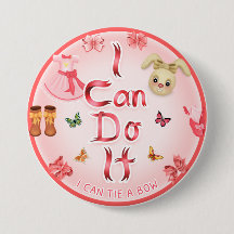 I Can Do It 3" Badge