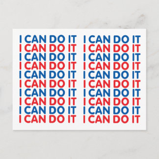 I Can Do It Postcard