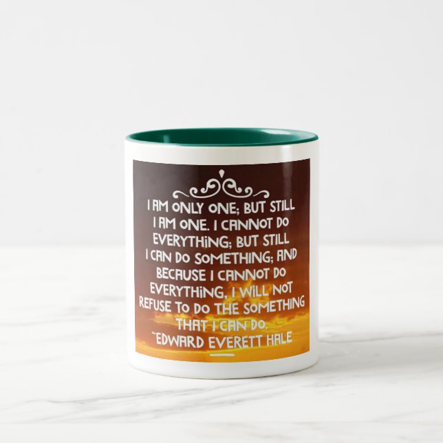 I Can Do Something Two-Tone Coffee Mug (Center)