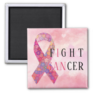 I Can Fight Cancer Ribbon Magnet