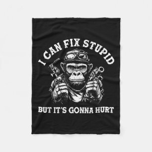 I Can Fix Stud But It's Gonna Hurt  Fleece Blanket