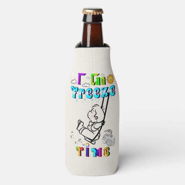 I Can Freeze Time Bottle Cooler (Bottle Front)