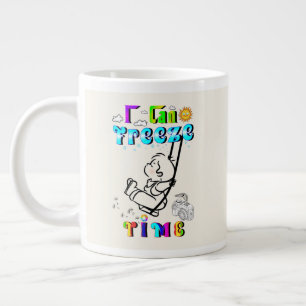 I Can Freeze Time Large Coffee Mug