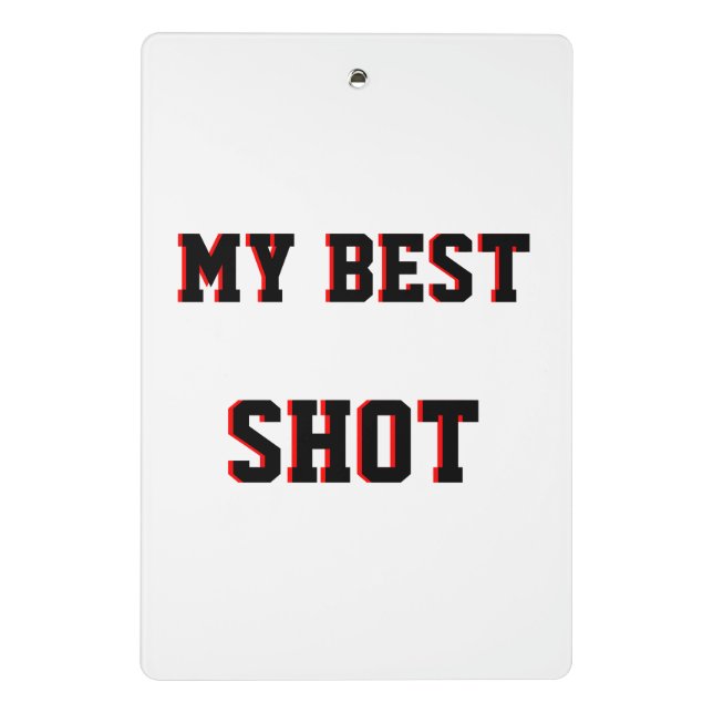 I Can Freeze Time Mini Clipboard (Back)