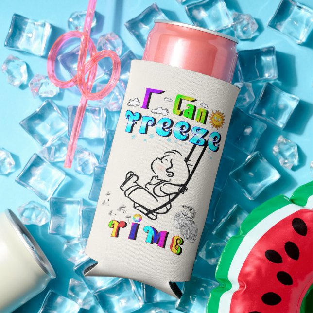 I Can Freeze Time Seltzer Can Cooler (In Situ Summer)
