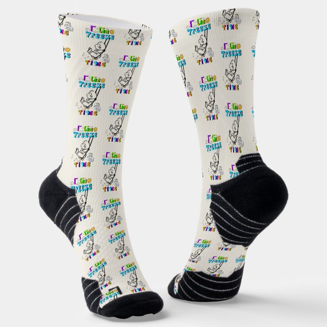 I Can Freeze Time Socks (Angled)