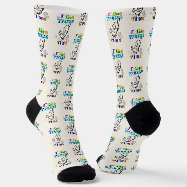I Can Freeze Time Socks (Angled)