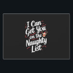 I Can Get You On The Naughty List Funny Christmas Wrapping Paper Sheet<br><div class="desc">I Can Get You On The Naughty List Funny Christmas</div>