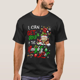 I Can Get You on the Naughty List Funny Santa Gnom T-Shirt