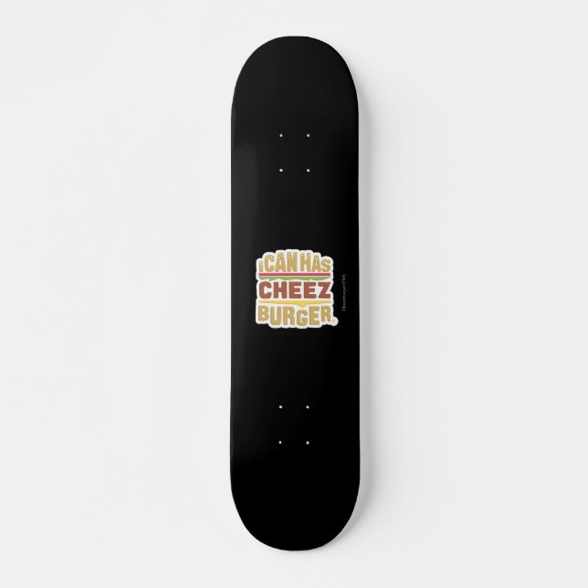 I Can Has Cheezburger (shadow) Skateboard (Front)