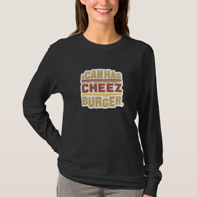 I Can Has Cheezburger (shadow) T-Shirt (Front)