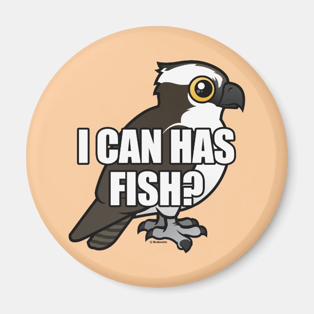 I Can Has Fish? Magnet (Front)